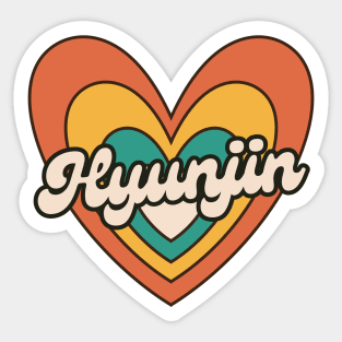 Retro Love Hyunjin SKZ Sticker
